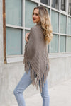 High Neck Poncho Ponchos Leto Collection   