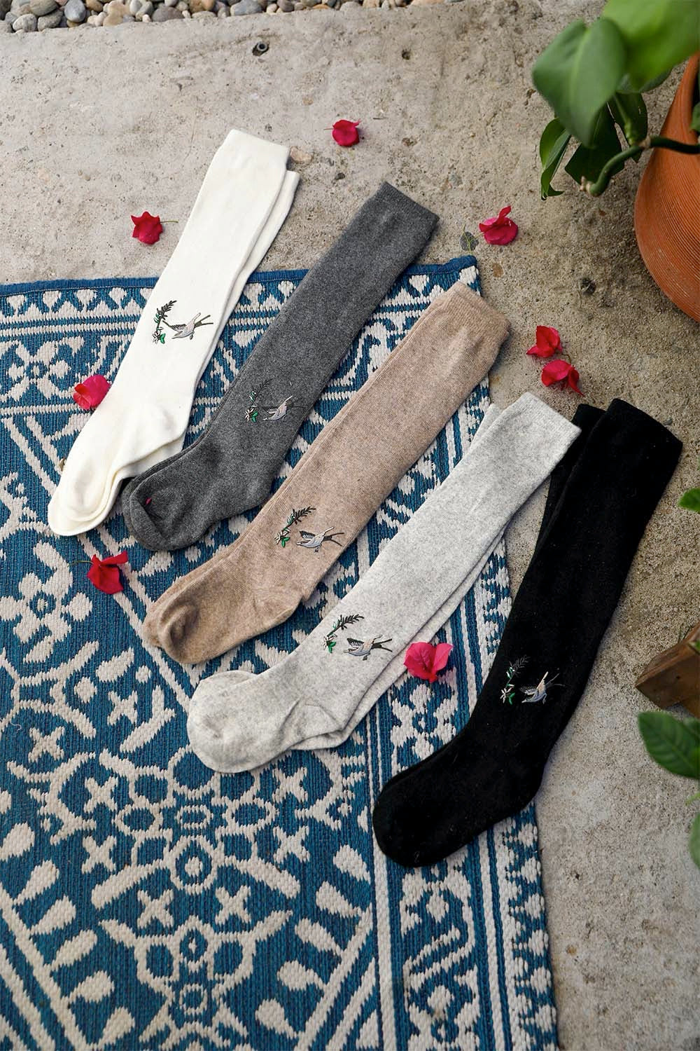 Hummingbird Knee High Socks - NeoKira Unlimited