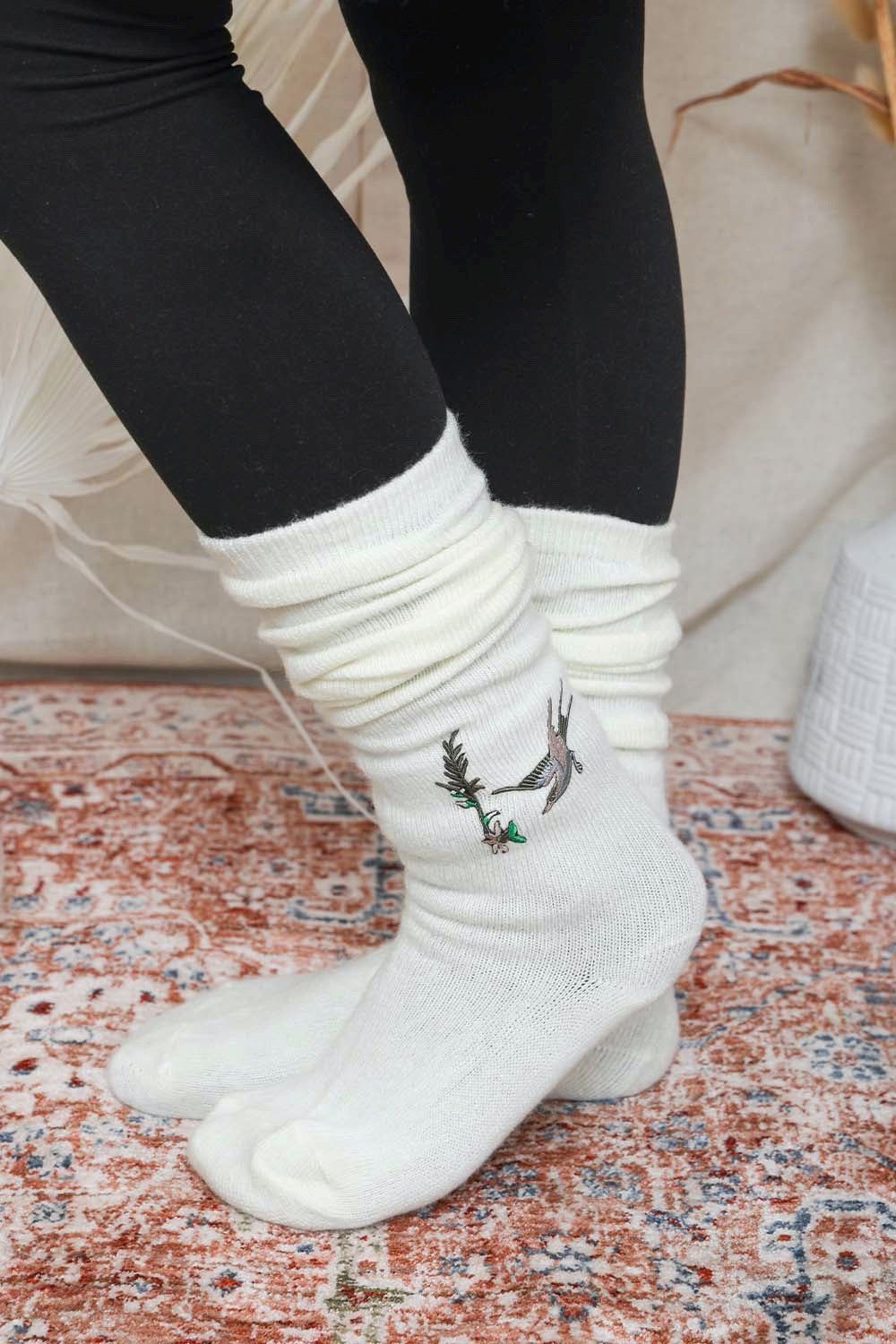 Hummingbird Knee High Socks - NeoKira Unlimited