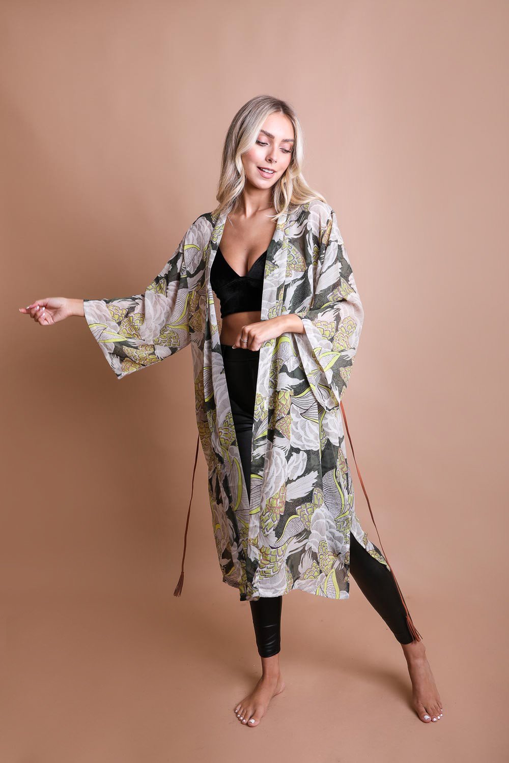 Ikebana Kimono Kimono Leto Collection   