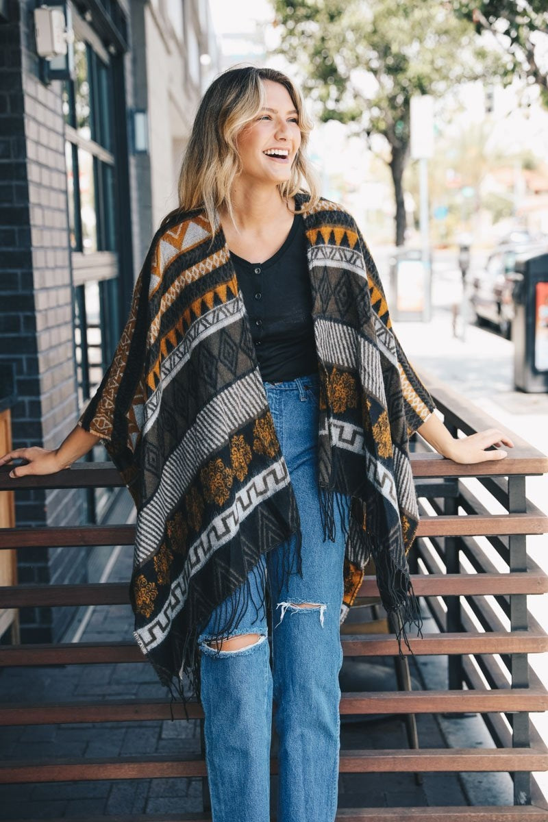 Go West Ruana Ponchos Leto Collection   