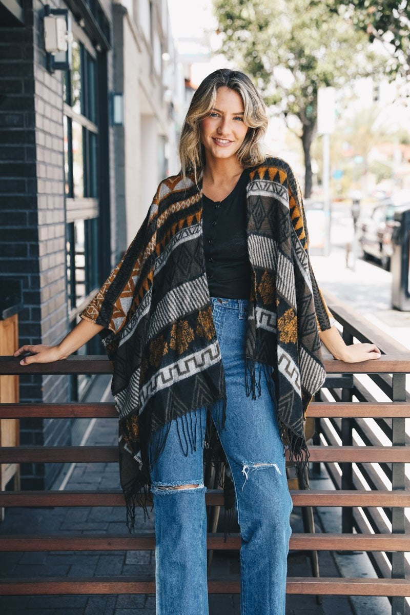 Go West Ruana Ponchos Leto Collection   