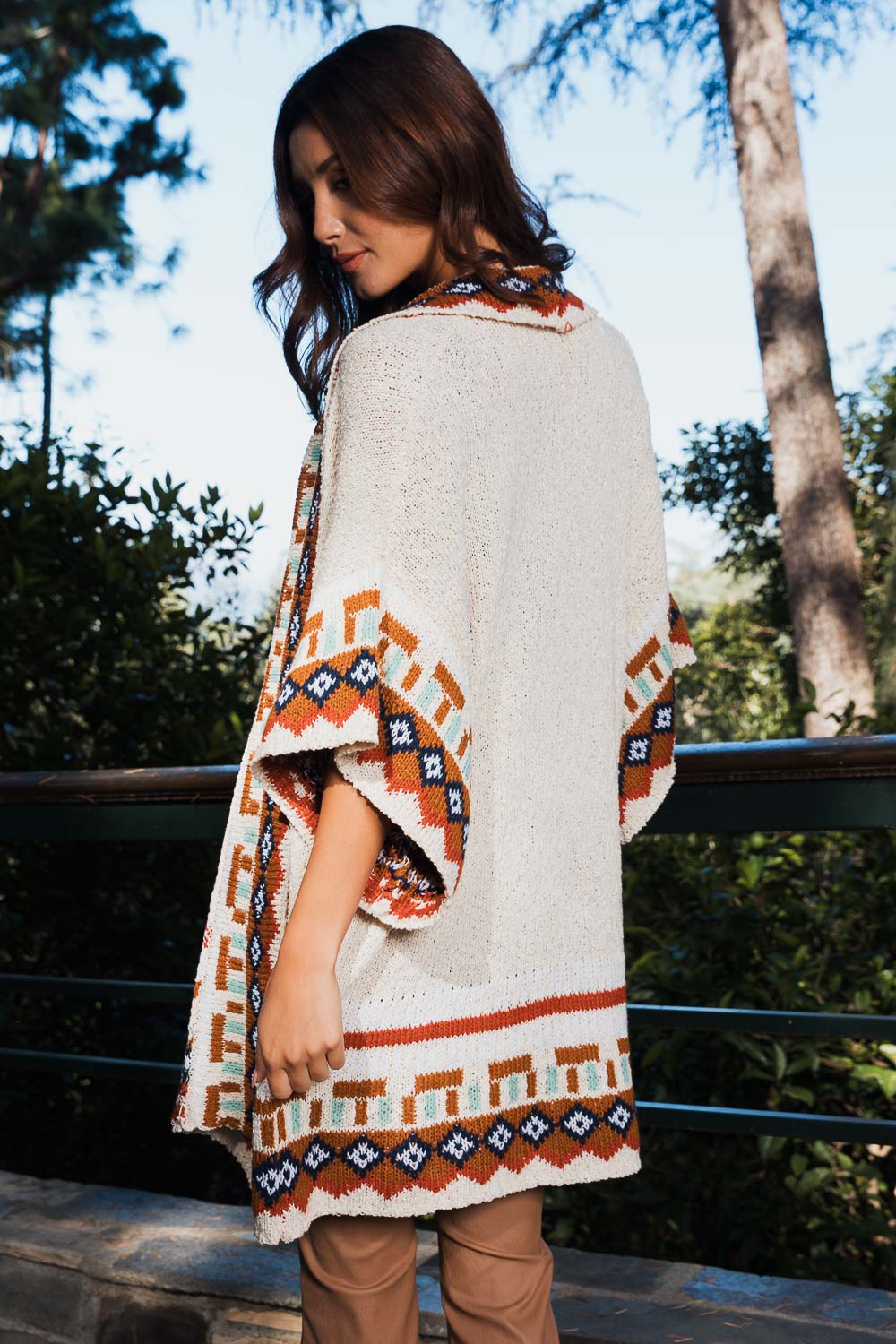 Kachina Tapestry Knit Cardigan Ruana - NeoKira Unlimited