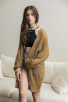 Knit Netted Cardigan Cardigan Leto Collection Bronze  