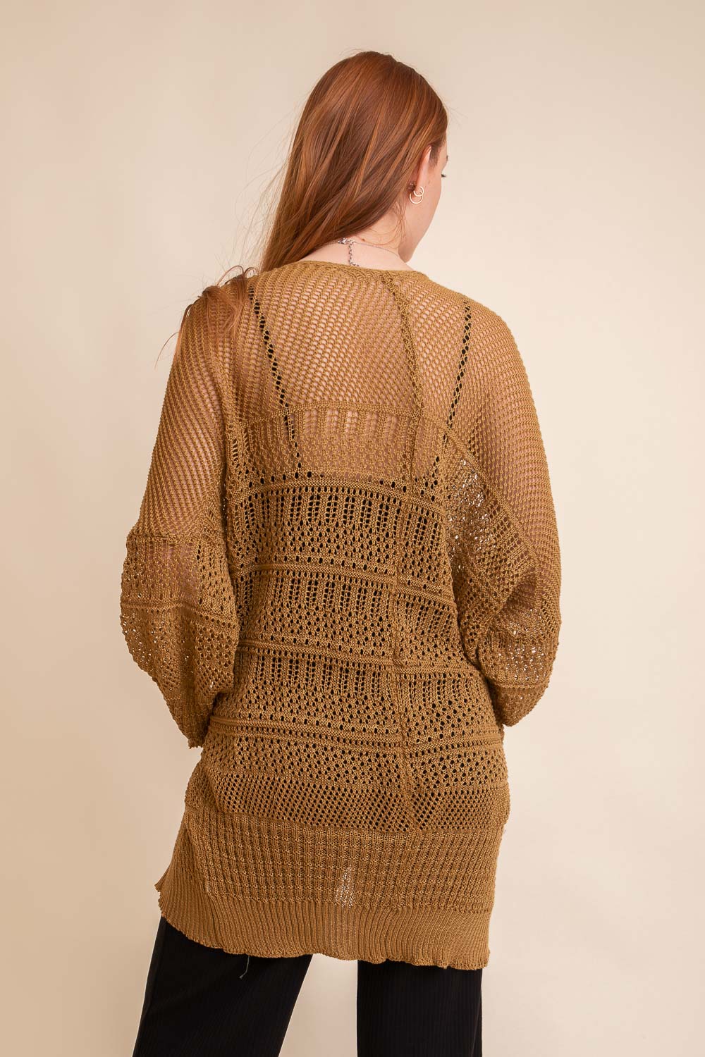 Knit Netted Cardigan - NeoKira Unlimited