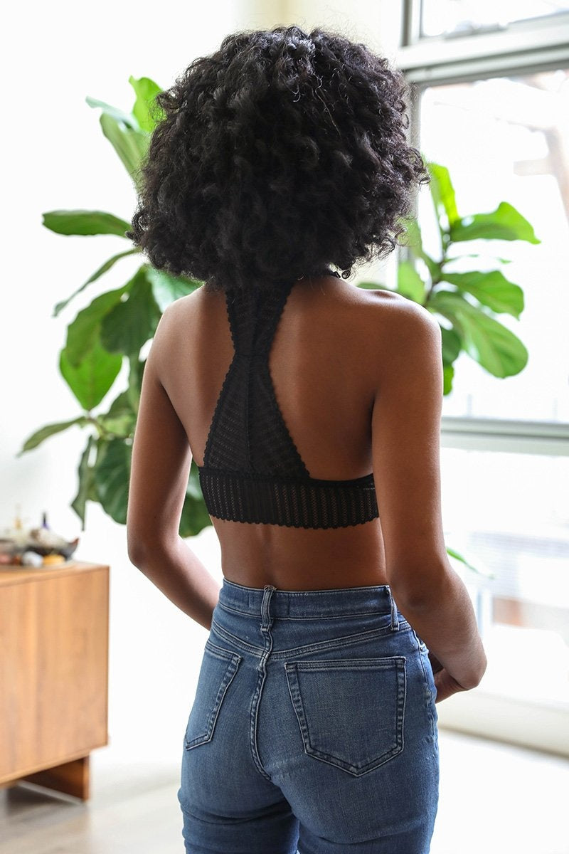 Lace Boho Racerback Bralette - NeoKira Unlimited