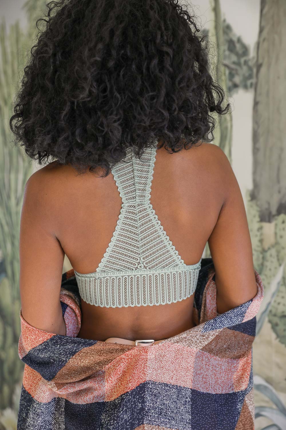 Lace Boho Racerback Bralette Bralette Leto Collection   