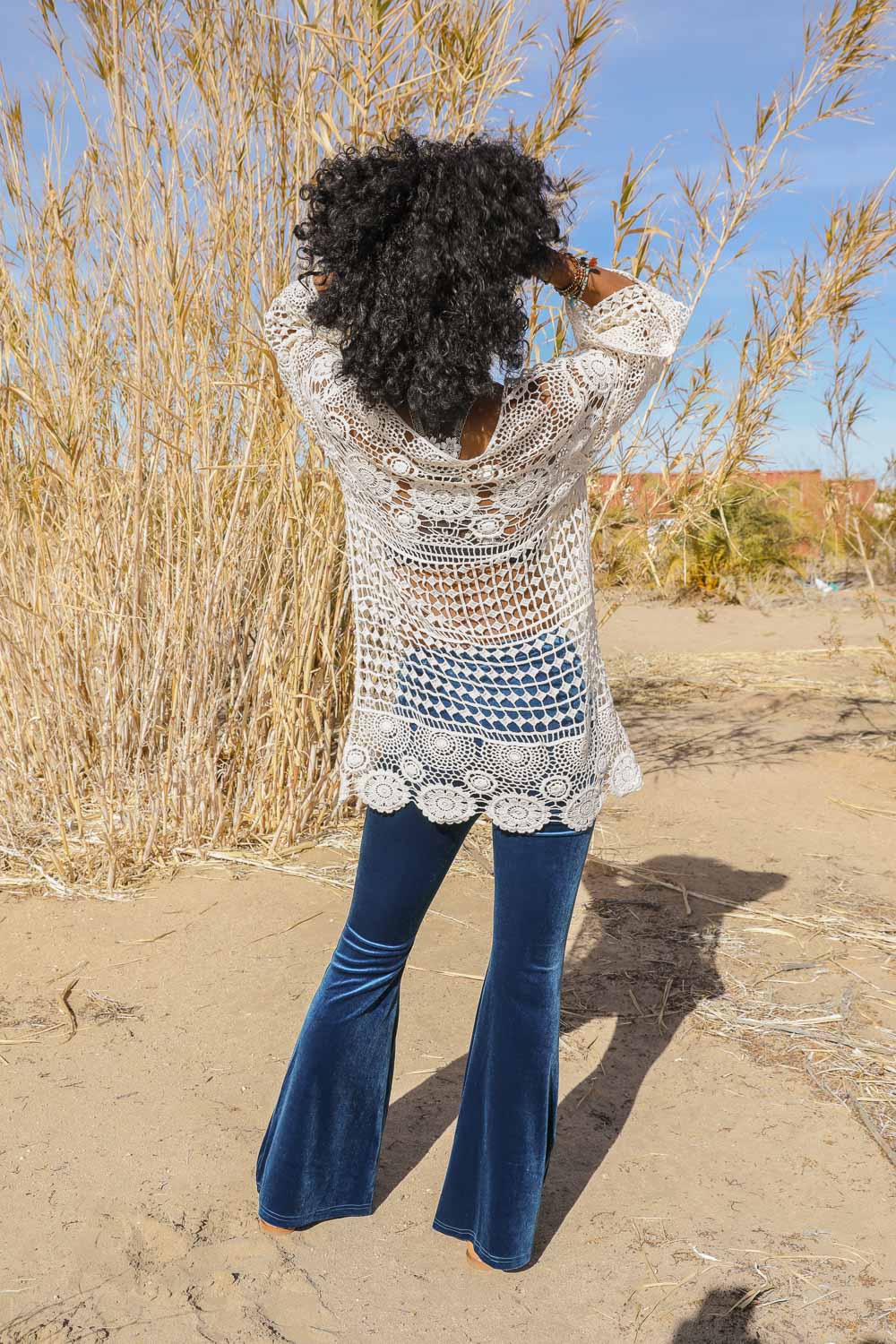 Lace-Up Crochet Tunic - NeoKira Unlimited