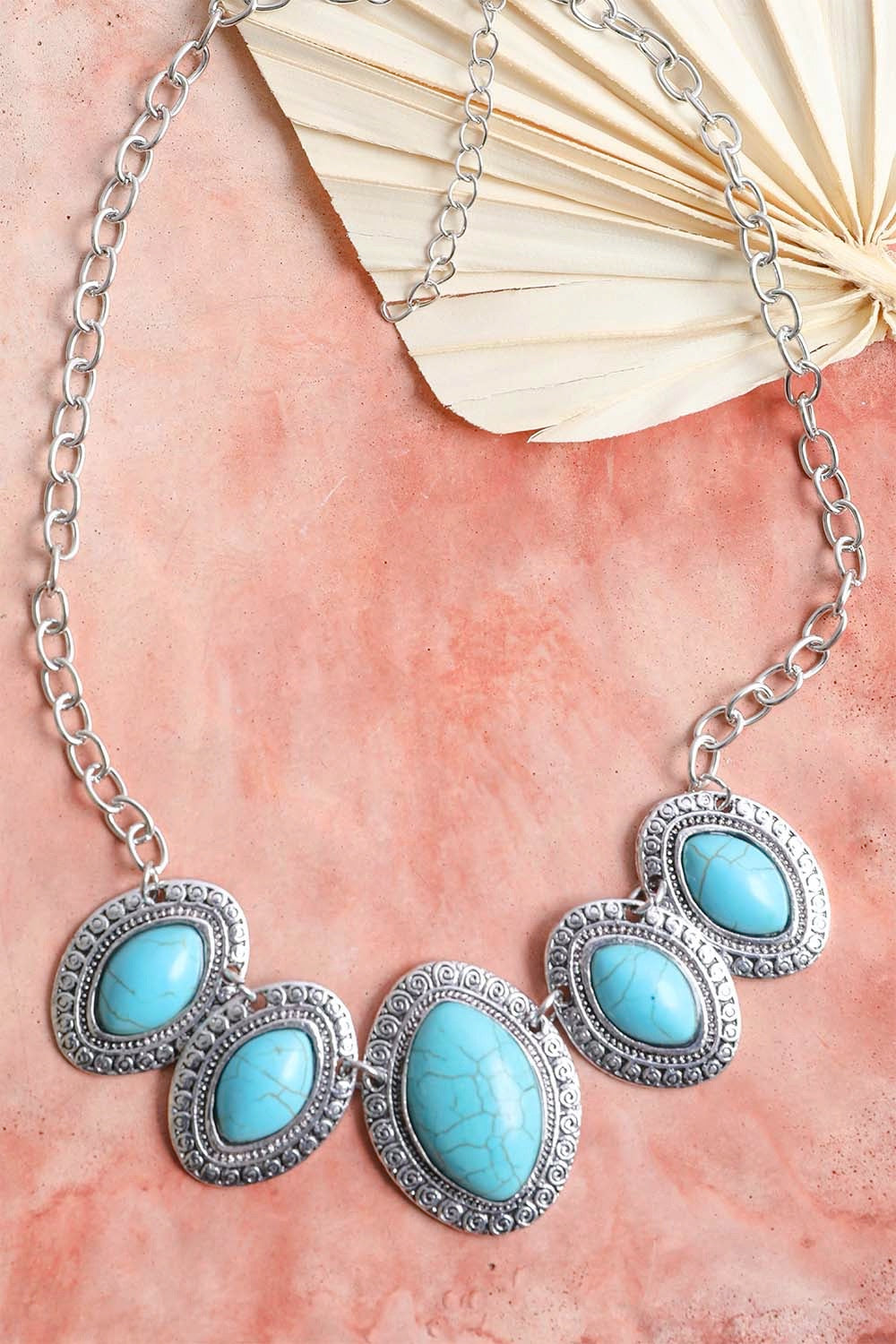 Leaflet Turquoise Necklace - NeoKira Unlimited