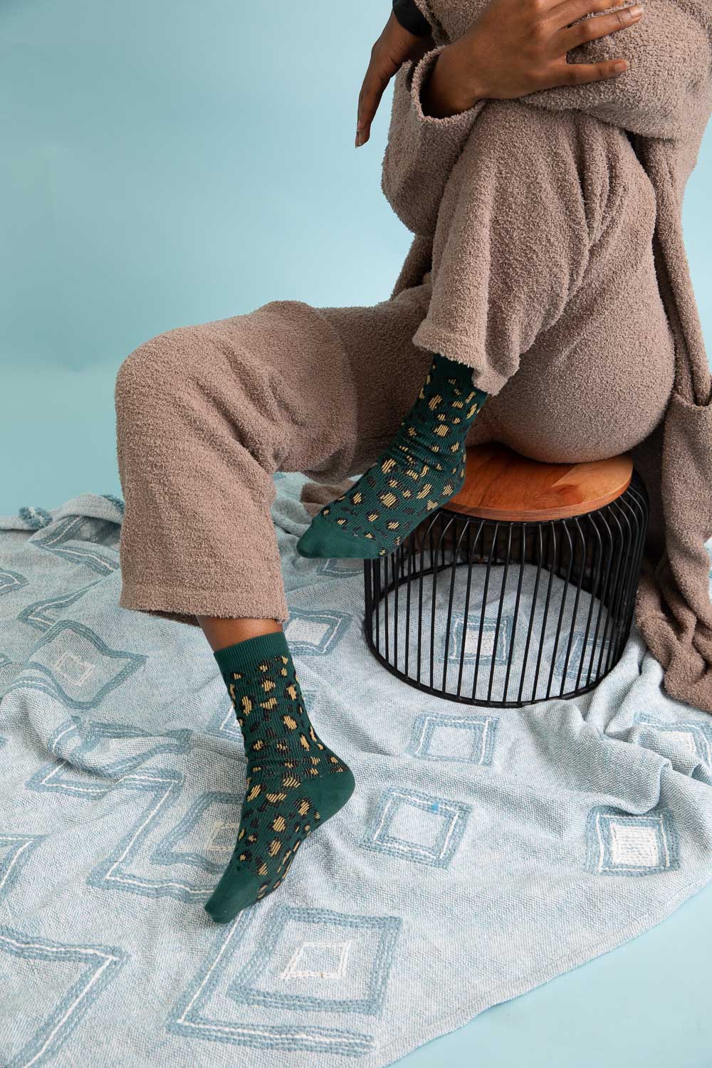 Leopard Knit Socks - NeoKira Unlimited
