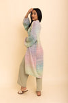 Lounge Around Longline Ombre Cardigan Ponchos Leto Collection   