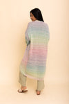 Lounge Around Longline Ombre Cardigan Ponchos Leto Collection   