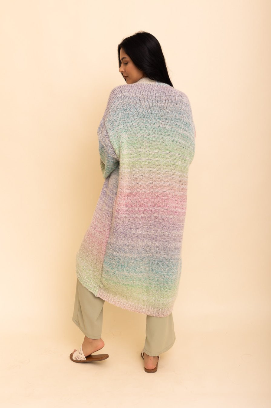 Lounge Around Longline Ombre Cardigan - NeoKira Unlimited