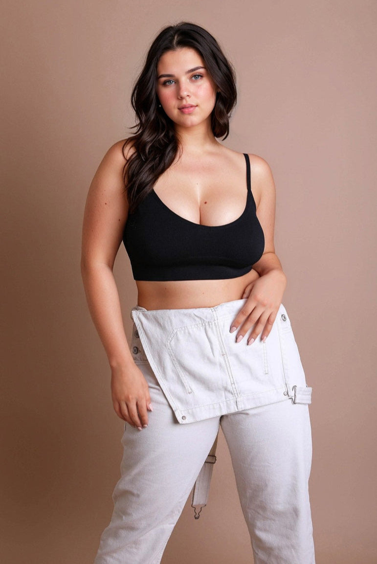 Low Back Seamless Bralette Plus - NeoKira Unlimited