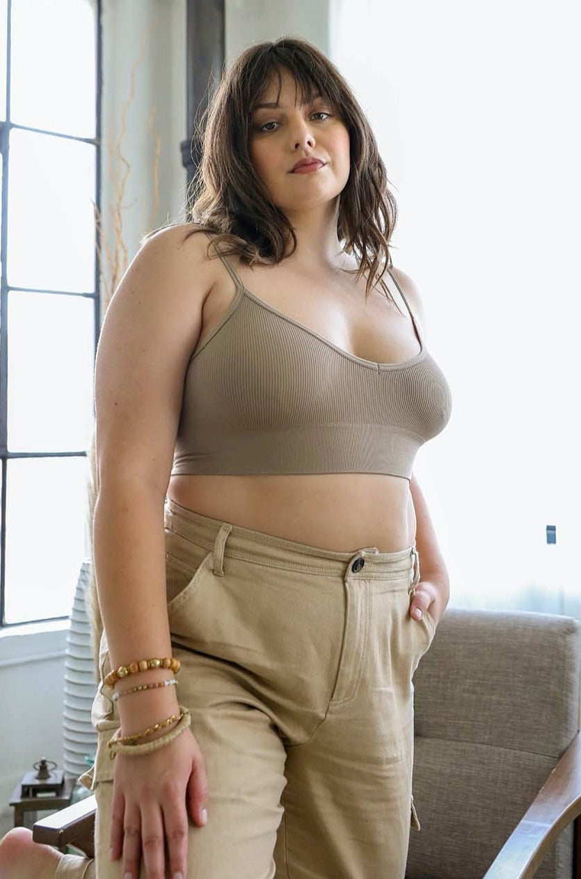 Low Back Seamless Bralette Plus - NeoKira Unlimited