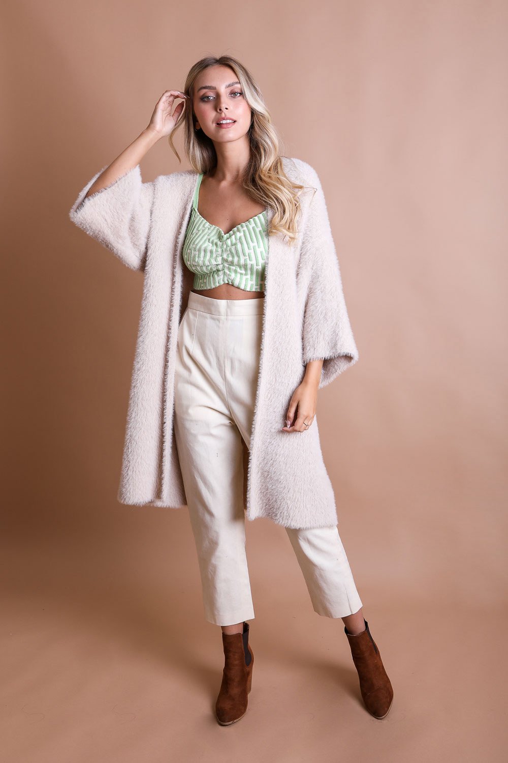 Luxe Mohair Knit Cardigan - NeoKira Unlimited