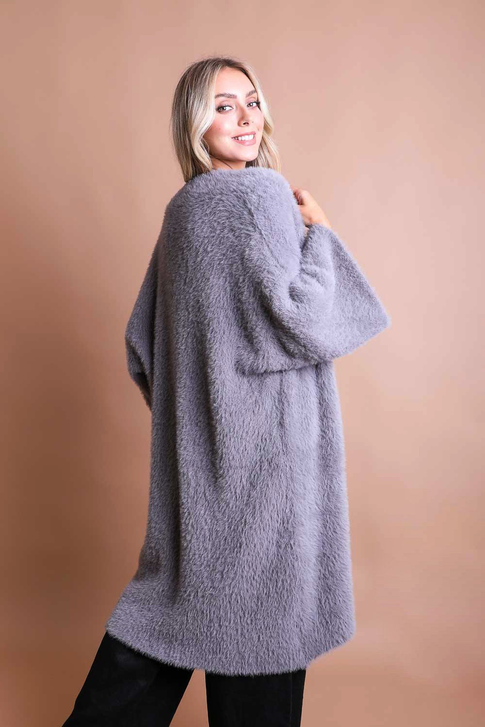 Luxe Mohair Knit Cardigan - NeoKira Unlimited