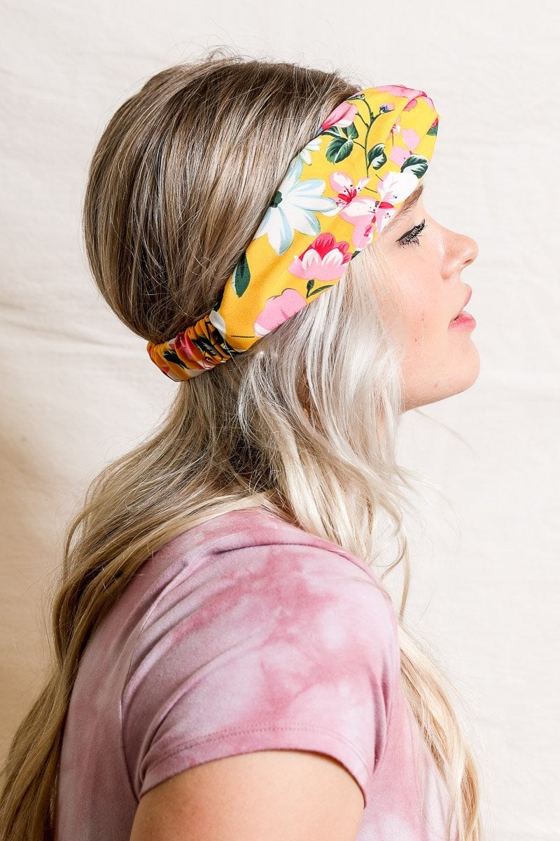 Magnolia Twist Headband Headbands Leto Collection   