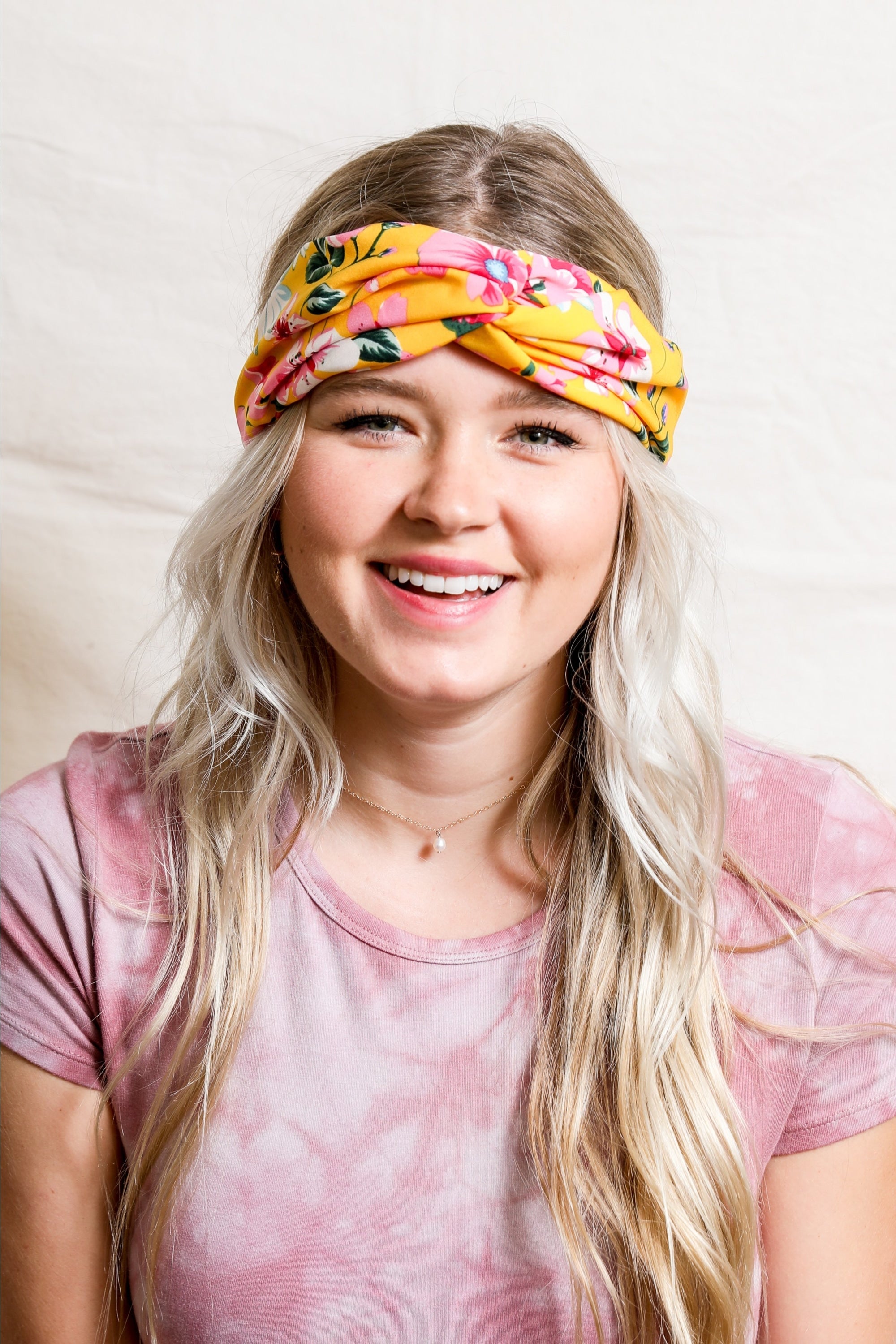 Magnolia Twist Headband Headbands Leto Collection Sunburst  