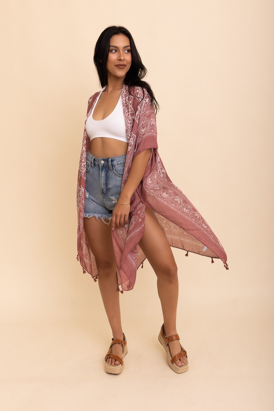 Mandala Tassel Kimono - NeoKira Unlimited