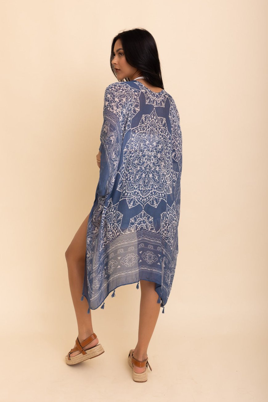 Mandala Tassel Kimono - NeoKira Unlimited