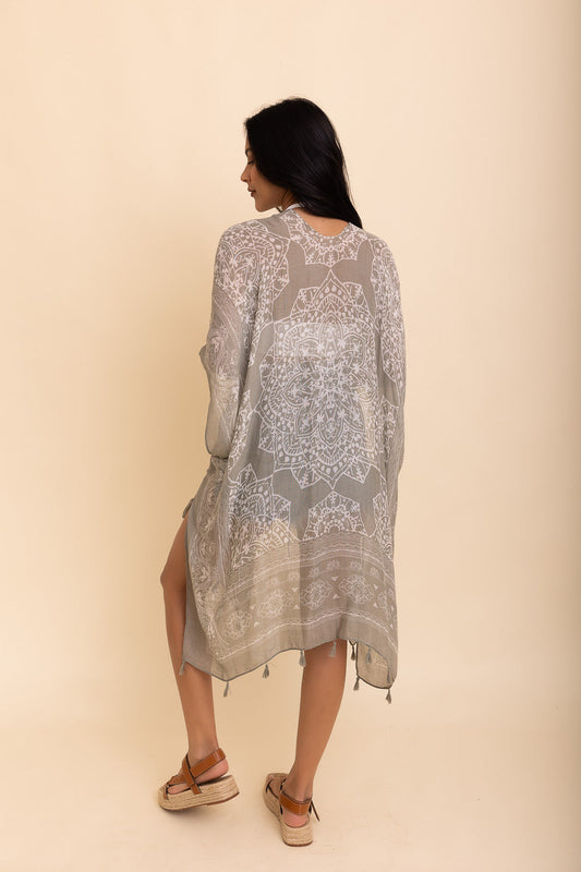Mandala Tassel Kimono - NeoKira Unlimited
