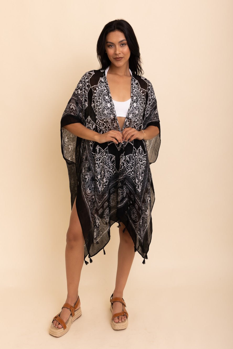 Mandala Tassel Kimono - NeoKira Unlimited