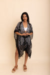 Mandala Tassel Kimono Kimono Leto Collection One Size Black 