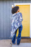 Marble Mirage Ruana Wrap Ponchos Leto Collection   