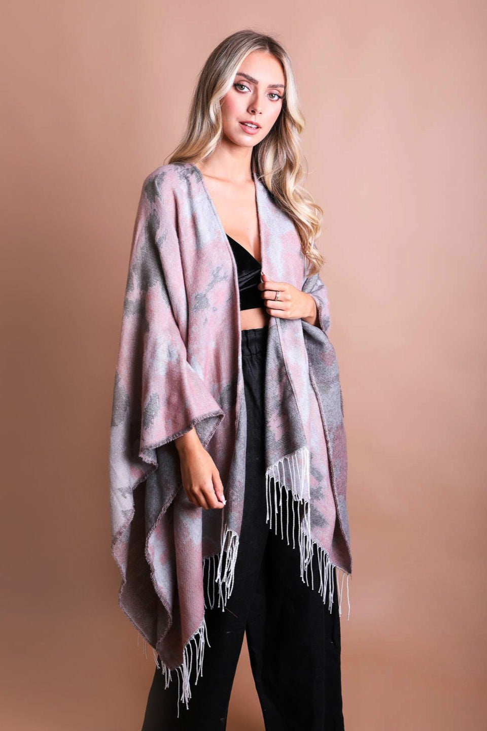 Marble Mirage Ruana Wrap - NeoKira Unlimited