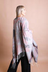 Marble Mirage Ruana Wrap Ponchos Leto Collection   