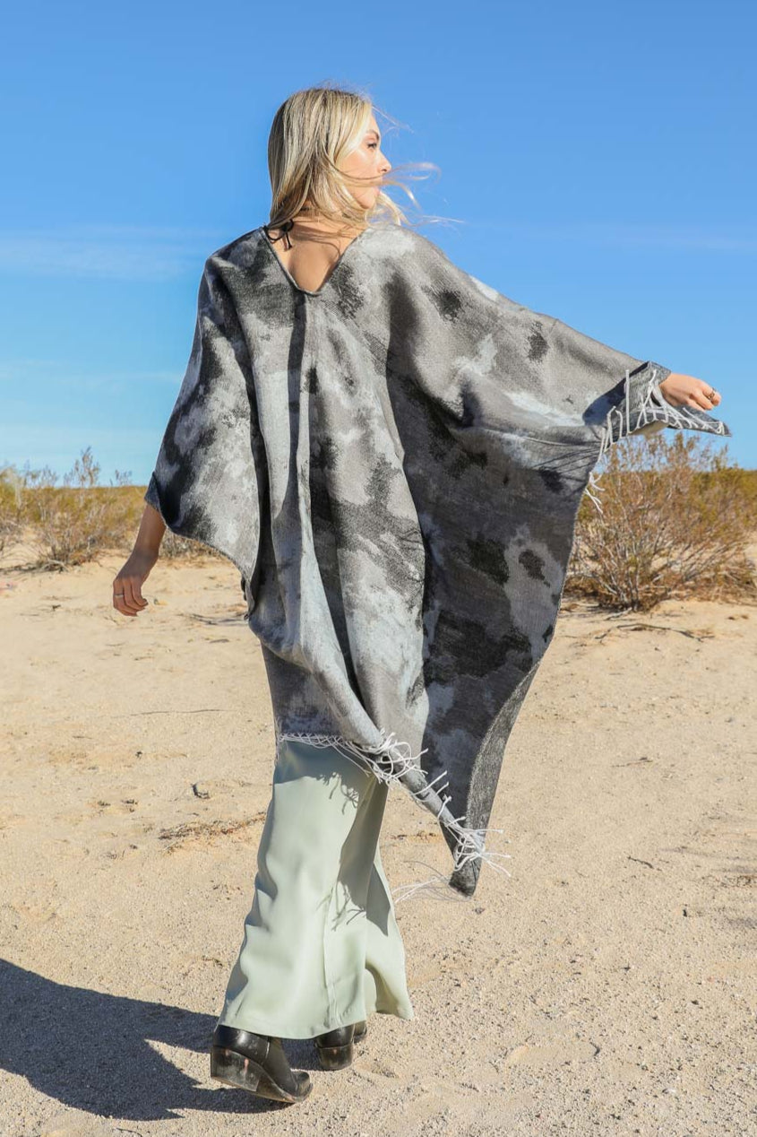 Marble Mirage Ruana Wrap - NeoKira Unlimited