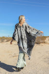 Marble Mirage Ruana Wrap Ponchos Leto Collection   