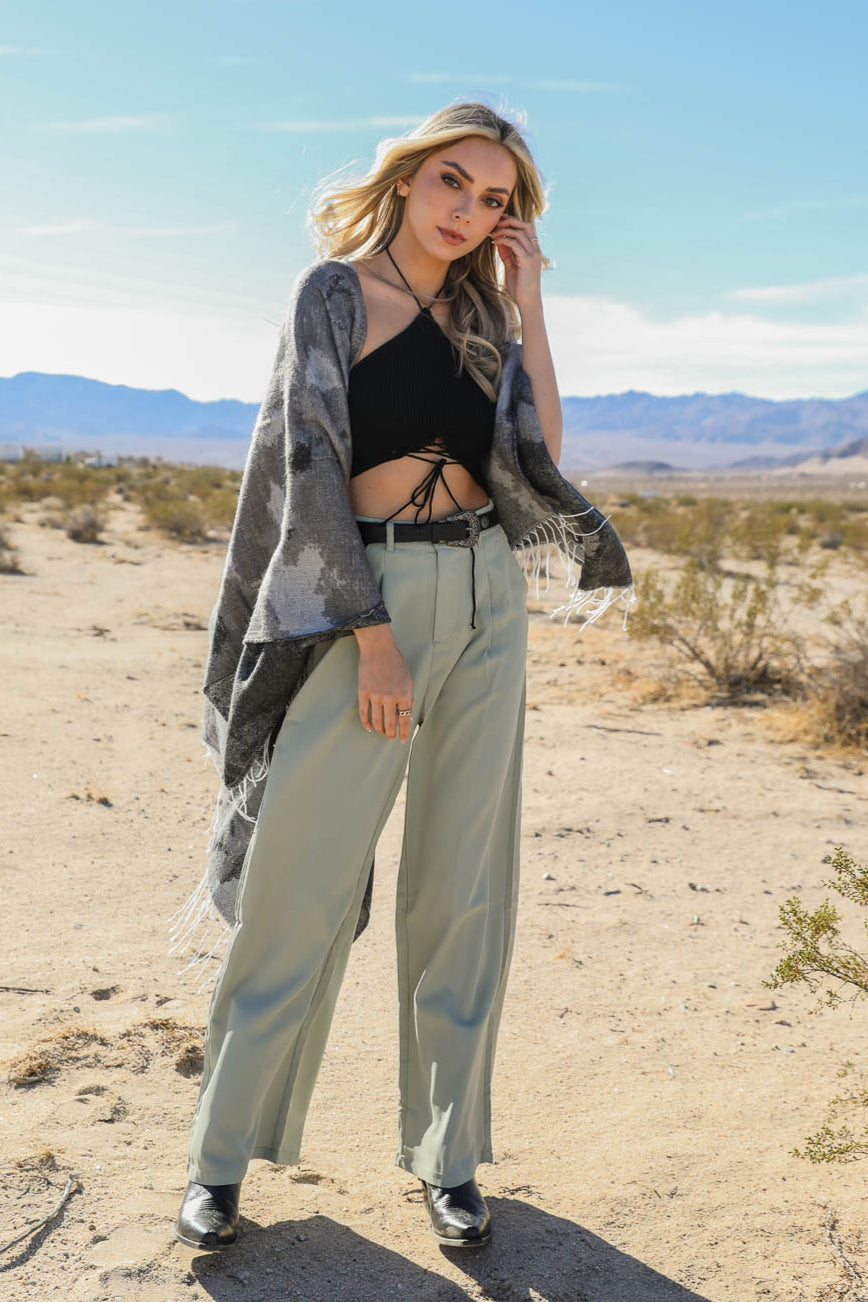 Marble Mirage Ruana Wrap - NeoKira Unlimited