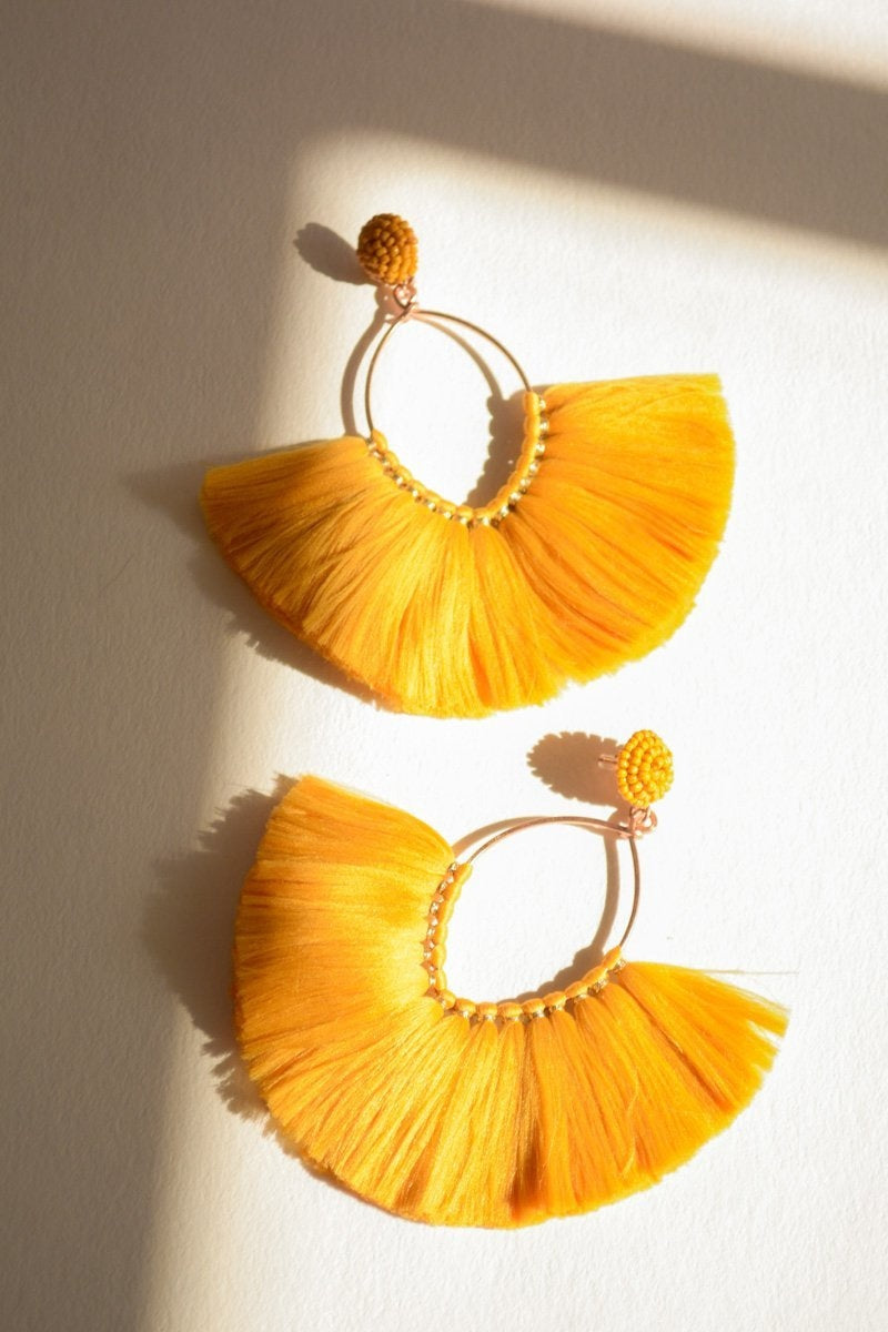 Marquise Hoop & Fan Earrings - NeoKira Unlimited