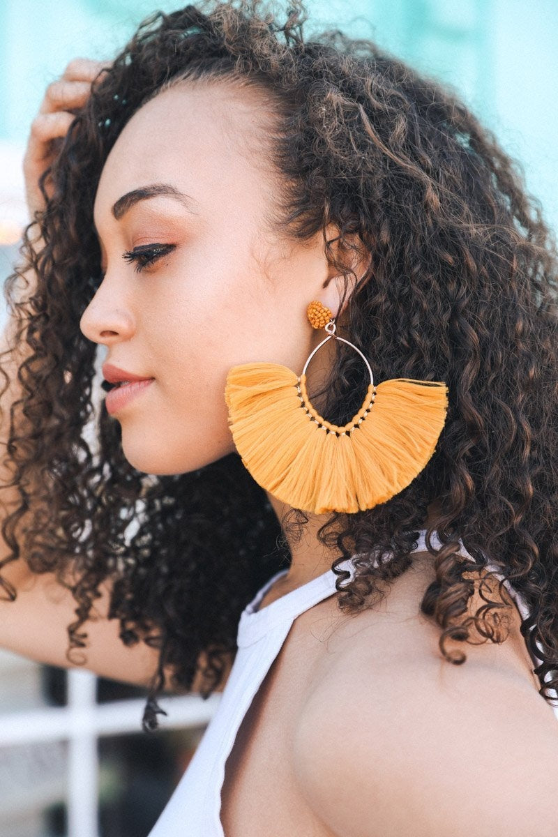 Marquise Hoop & Fan Earrings - NeoKira Unlimited