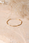 Matte Gold Twist Bangle Cuff Bracelets Leto Collection   