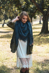 Mohair Square Blanket Scarf Scarves Leto Collection   