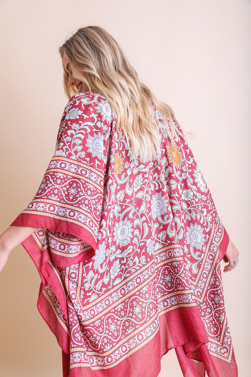 Moroccan Inspired Tapestry Kimono Kimono Leto Collection   