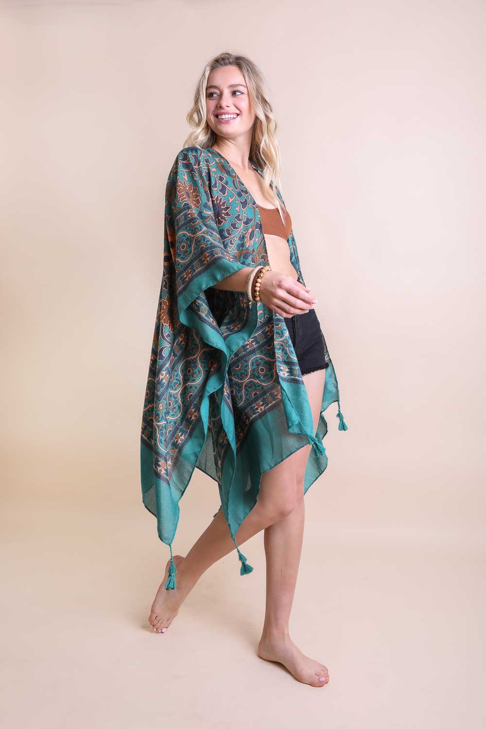 Moroccan Inspired Tapestry Kimono Kimono Leto Collection   