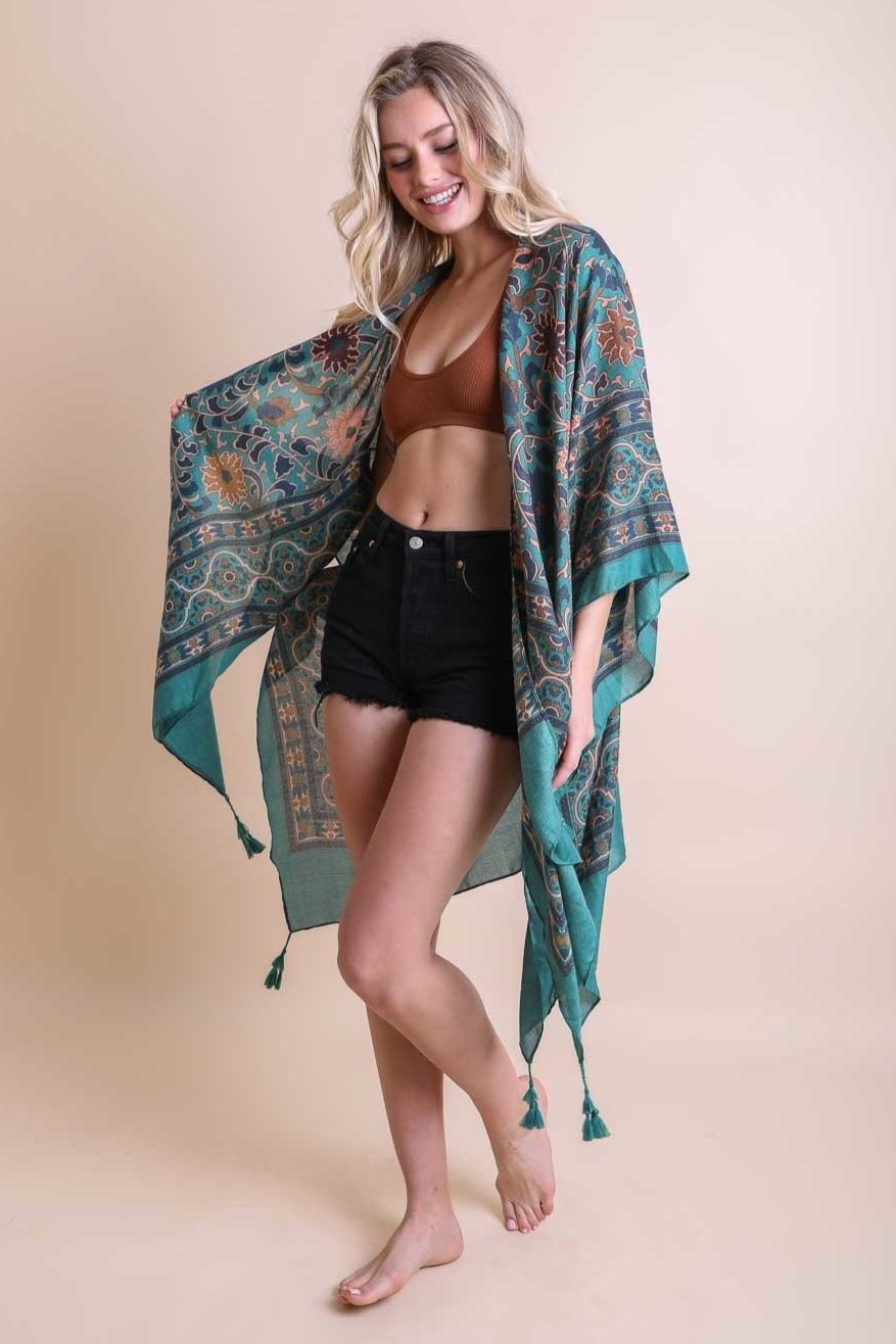 Moroccan Touch Tapestry Kimono - NeoKira Unlimited