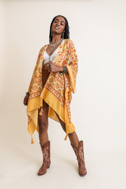 Moroccan Touch Tapestry Kimono - NeoKira Unlimited