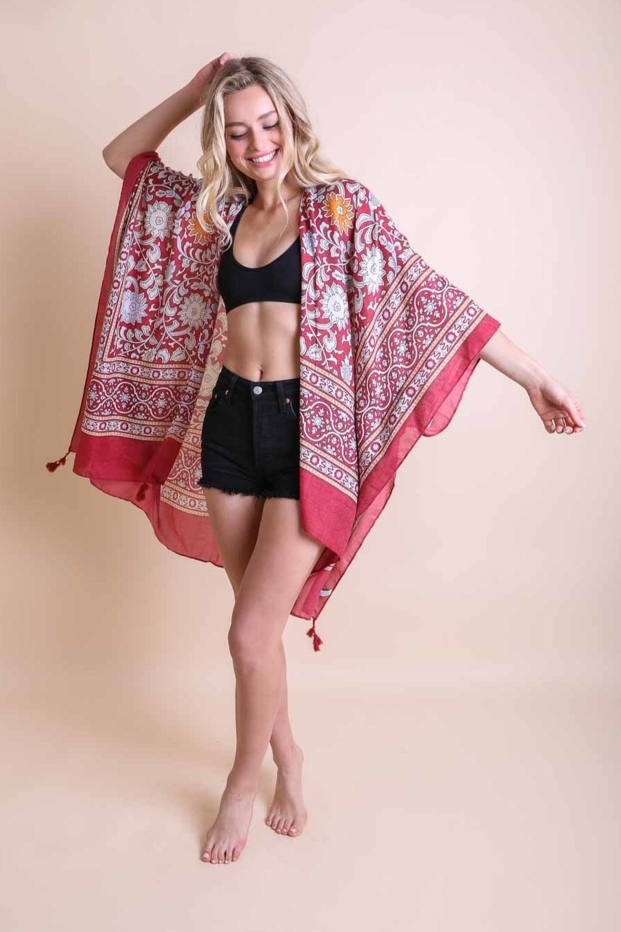 Moroccan Touch Tapestry Kimono - NeoKira Unlimited