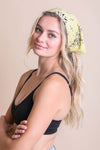 Muted Color Bandana Bandanas Leto Collection Lemon  