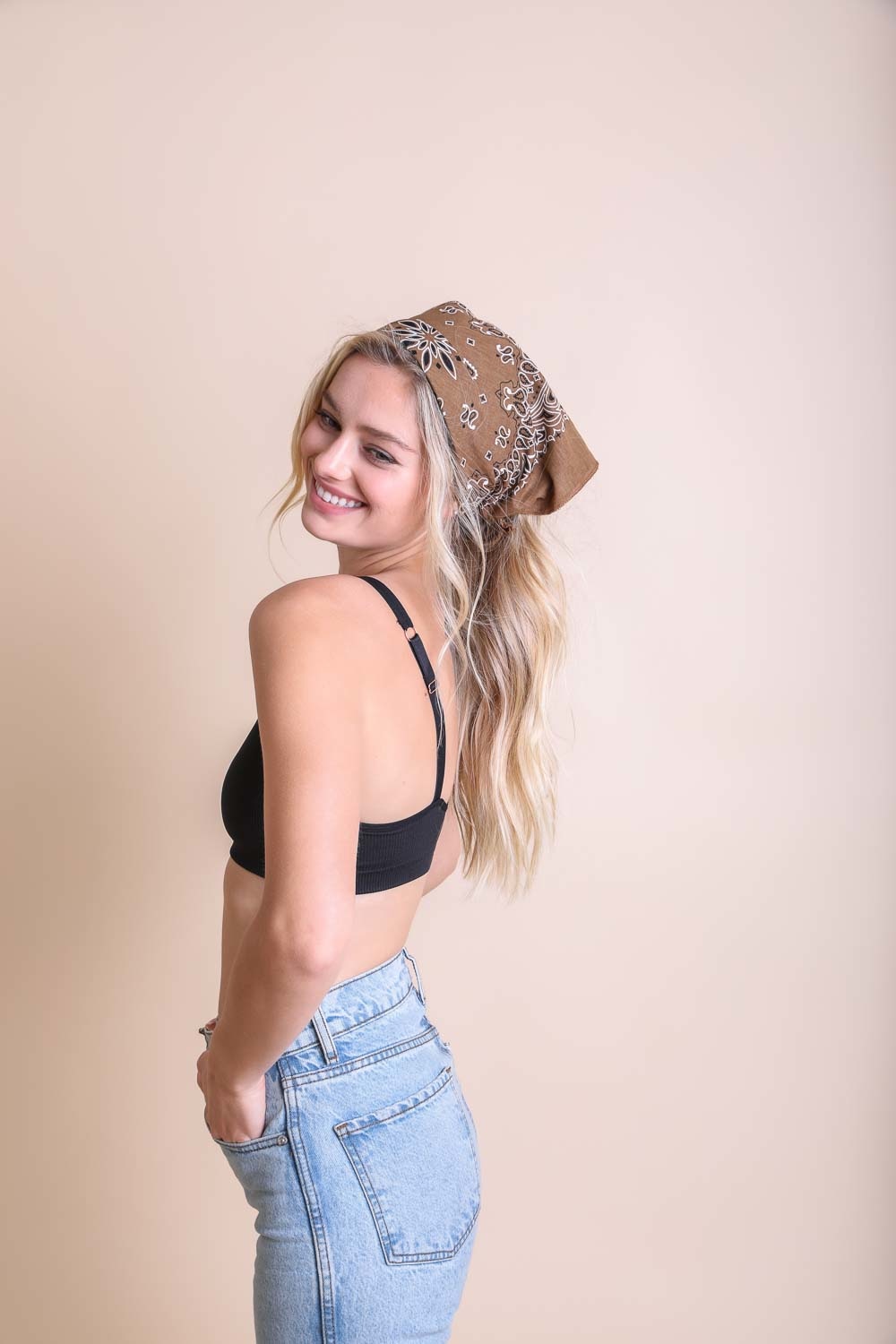 Muted Color Bandana Bandanas Leto Collection   