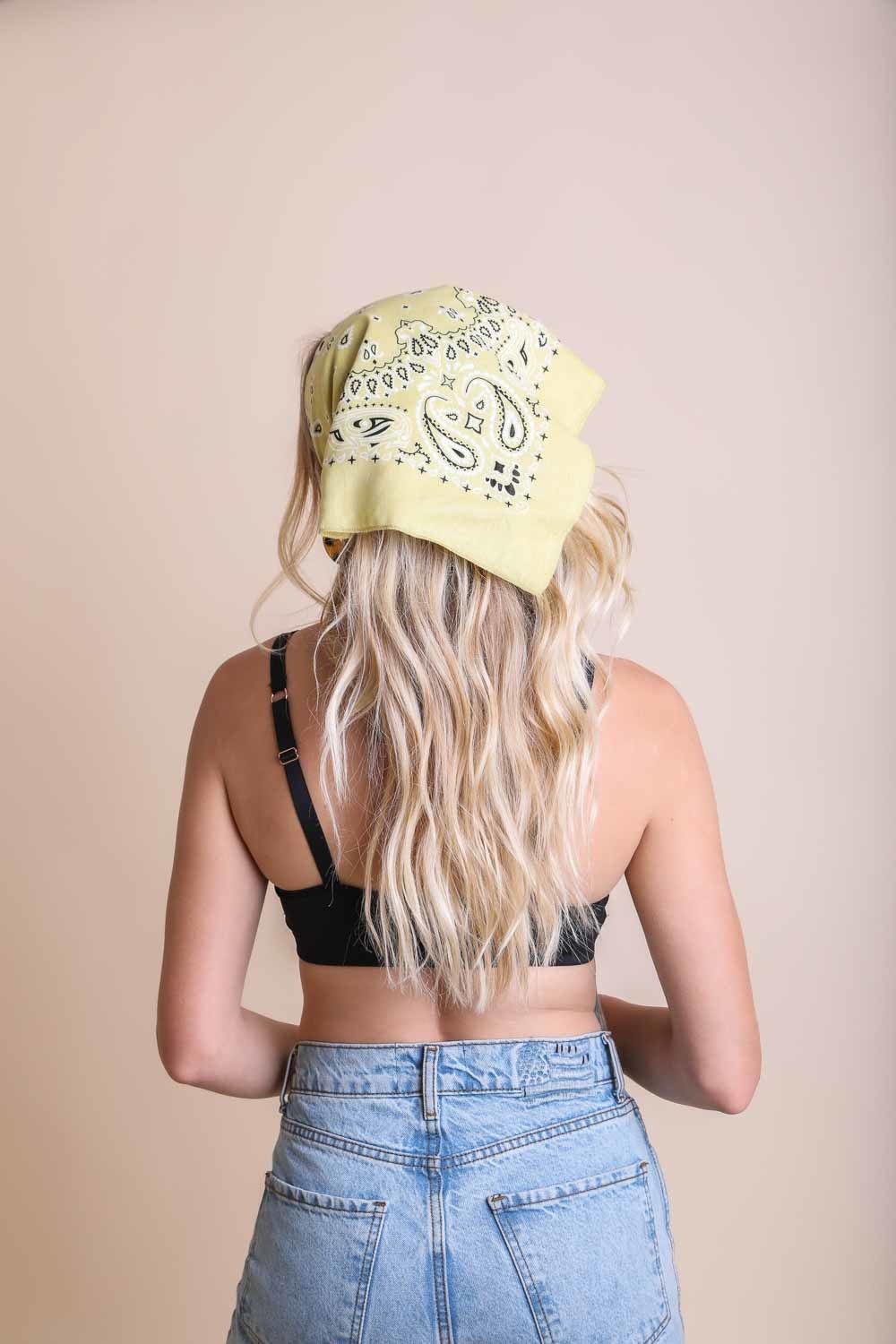 Muted Color Bandana Bandanas Leto Collection   