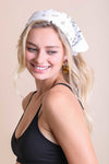 Muted Color Bandana Bandanas Leto Collection White  