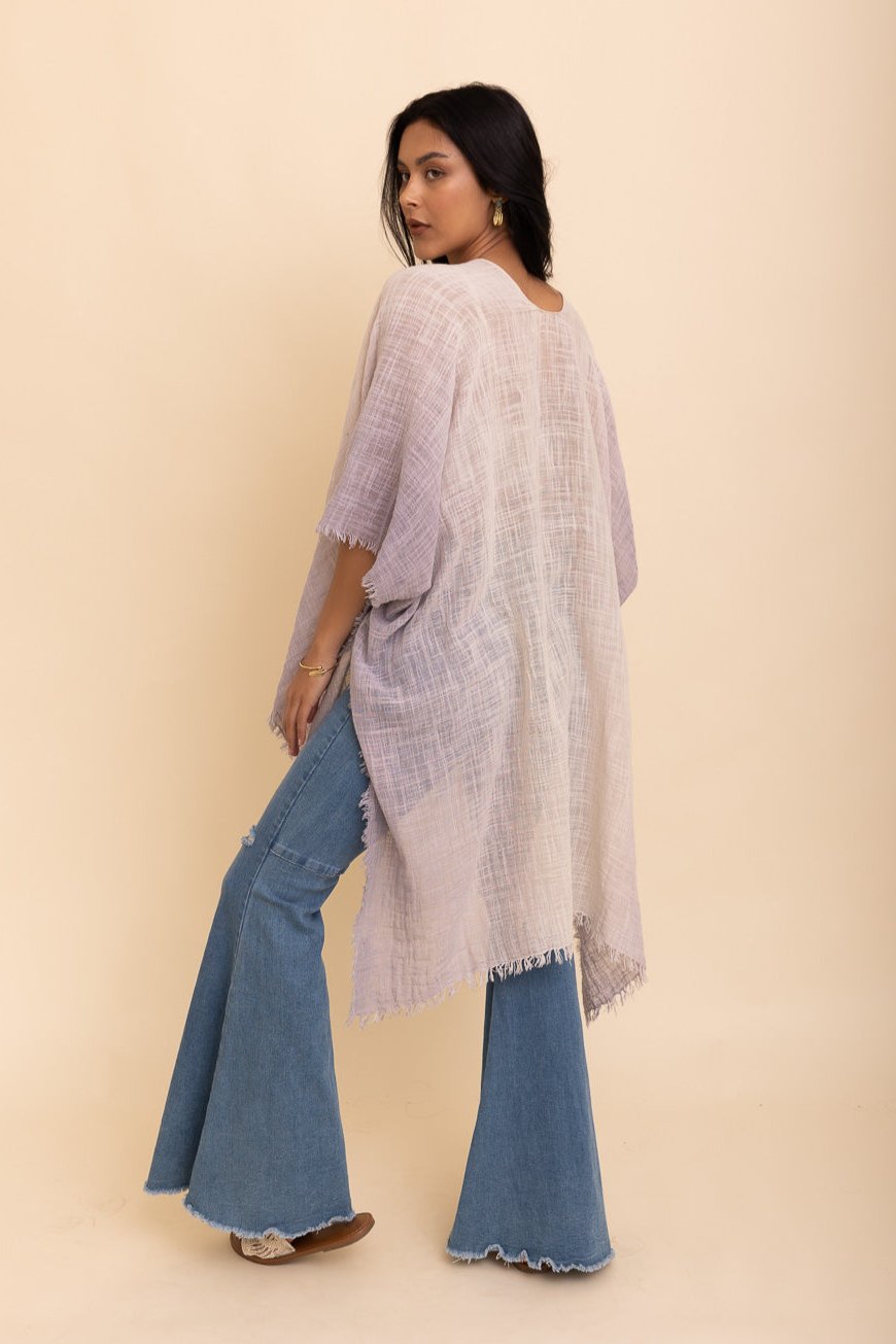 Mystic Hues Cotton Kimono - NeoKira Unlimited