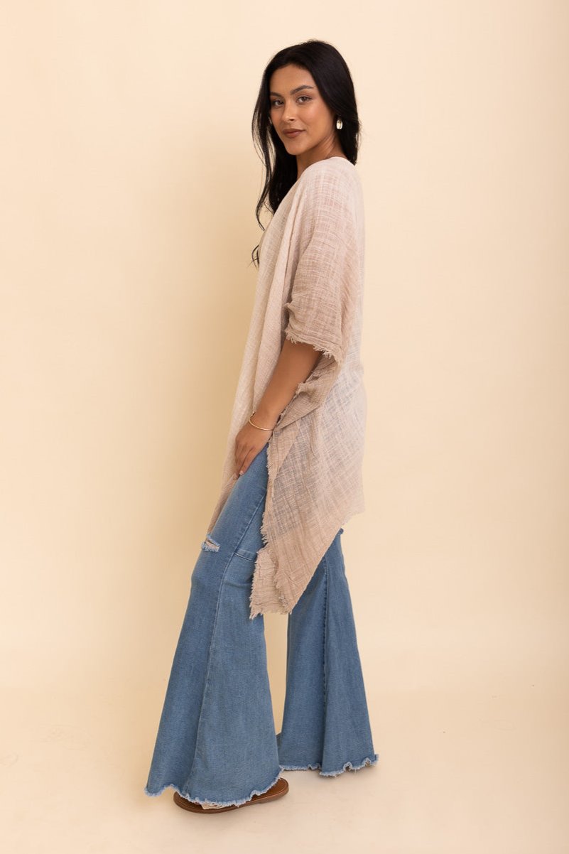 Mystic Hues Cotton Kimono - NeoKira Unlimited