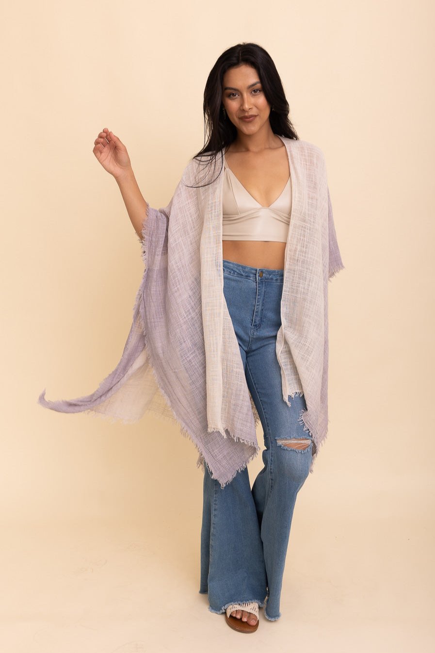 Mystic Hues Cotton Kimono - NeoKira Unlimited